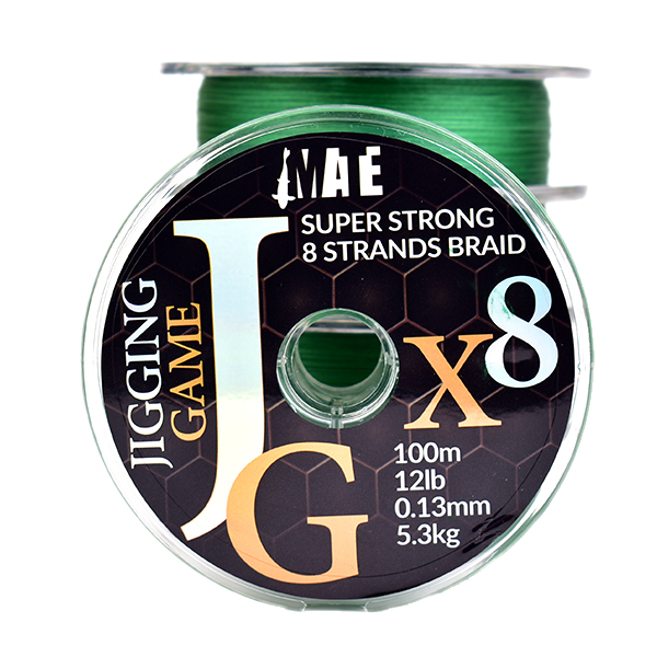 MATE JIGGING JG BRAID X8 GREEN 100M 0.165mm